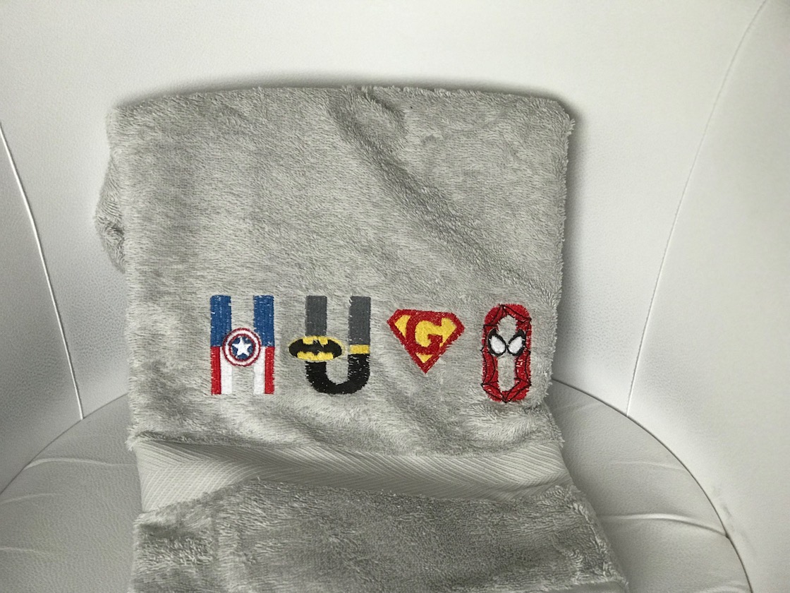 Toalla de superheroes