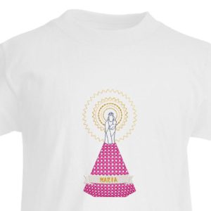 Camiseta de la Virgen del Pilar para niños