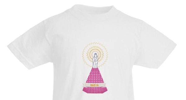 Camiseta de la Virgen del Pilar para niños