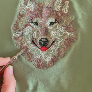 camiseta de lobo