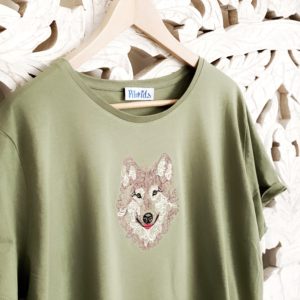 camiseta de lobo