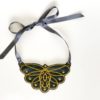 Collar mariposa Black