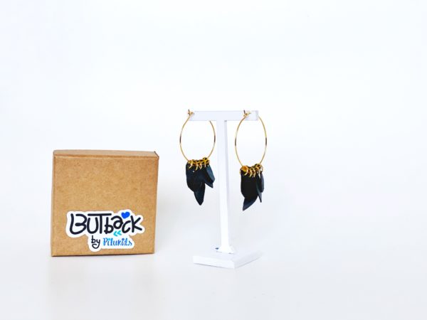 Pendientes Black López