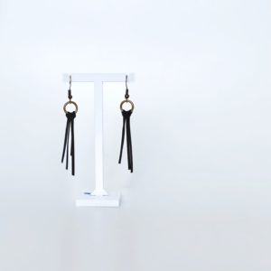 Pendientes Black Alcántara