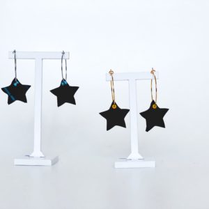 Pendientes estrella BLACK