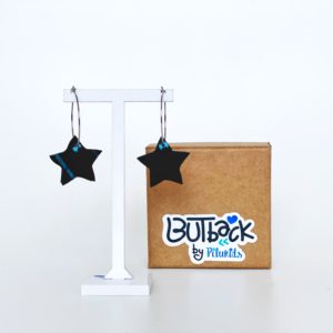 Pendientes estrella BLACK