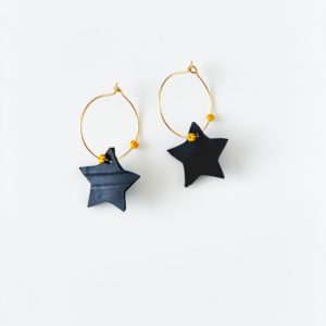 Pendientes estrella BLACK